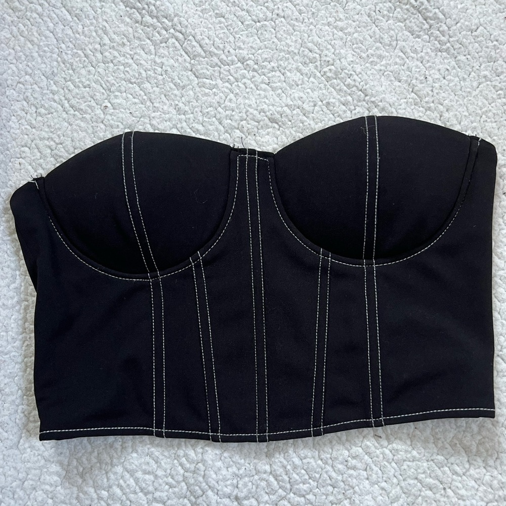 black corset top